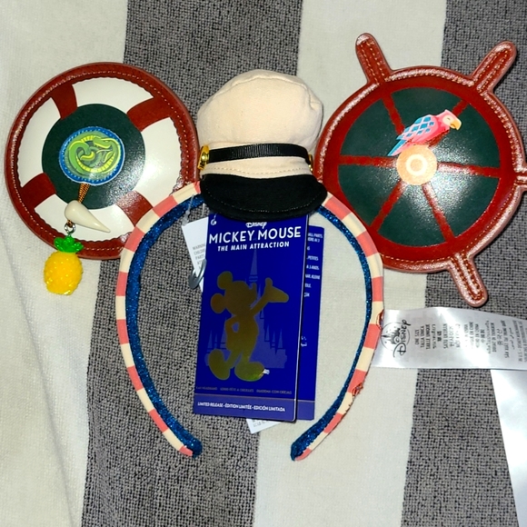 Disney Mickey Mouse:The Main Attraction Ear Headband Jungle Cruise NWT - Picture 2 of 4